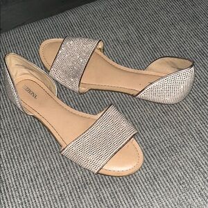 Merona Cream Flats with Elegant Woven Design